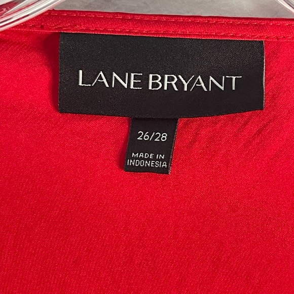 ✨ Lane Bryant Red Asymmetrical Poncho Top – Size 26/28 l Poshmark ✨ - Picture 8 of 10